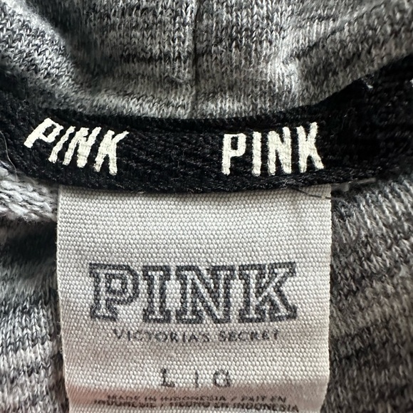 PINK Branded Gray Cowl Neck Sweater - Picture 3 of 5